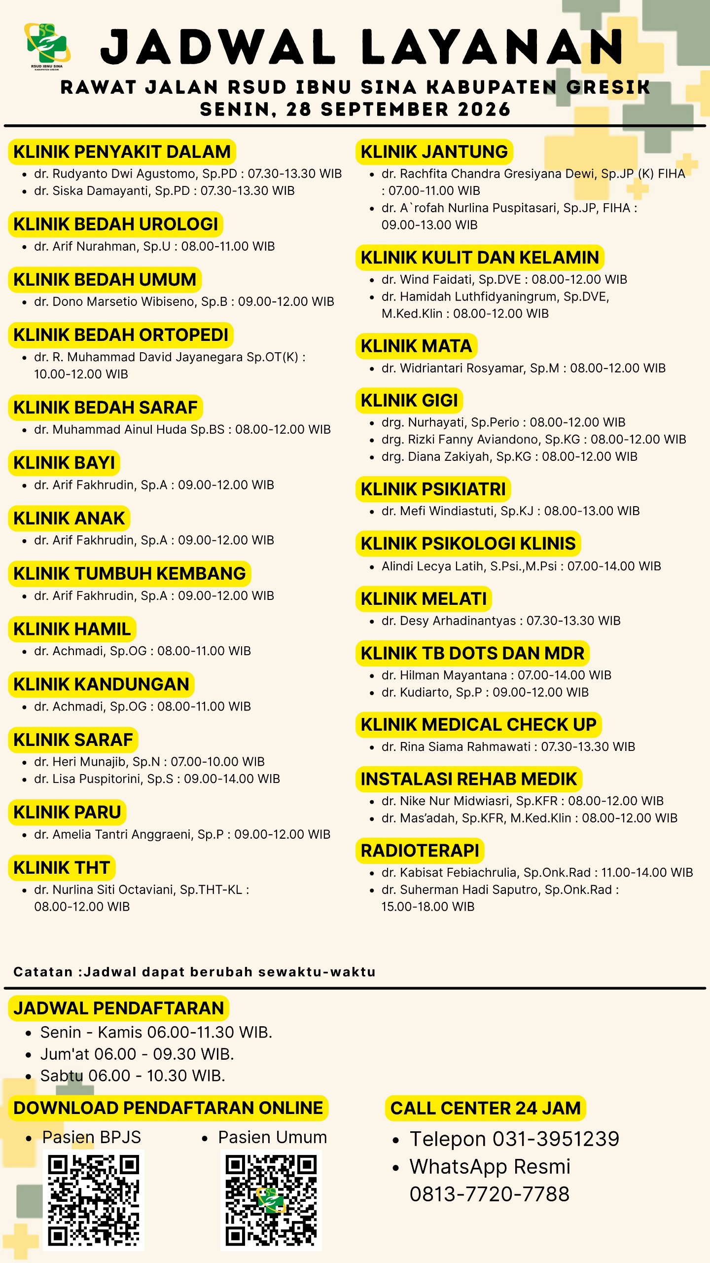 Jadwal Dokter